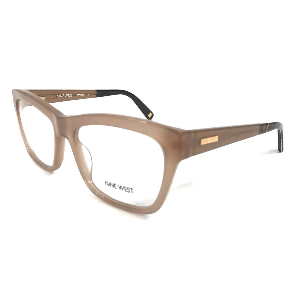 Nine West Eyeglasses Frames NW5083 665 Blush Brown Cat Eye Full Rim 53-18-135